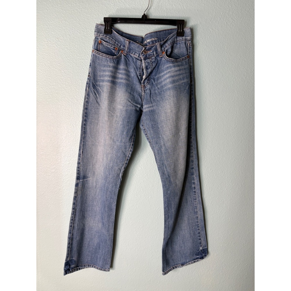 Vtg Guess Jeans Montara Mens 32x30 Blue Wash 100% Cotton Loose Boot Y2K